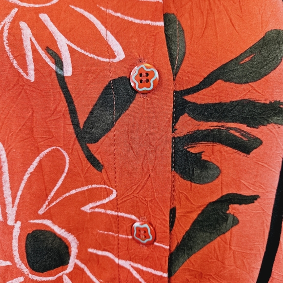 Jams World Vintage 80's Joli Hawaiian Buttondown Shirt size Small - Picture 5 of 11